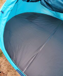 Coleman Pop-Up Camping Tent with Instant Setup, 2/4 Person Tent Sets Up in 10 Seconds, Includes Pre-Assembled Poles, Adjustable Rainfly, and Taped Floor Seams 4 Person Blue 19 81rr1QyUoLL