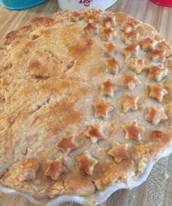 Talisman Designs Baking Pie Crust Shield Protector Cover for Edges of Pie - 8-inch to 11.5-inch Adjustable Silicone Baking Accessory for Making the Perfect Pie | Set of 1 Red Pie Shield - Set of 1 35 81rrdMVtXbL