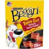 Purina Beggin' Strips With Real Meat Dog Treats, Thick Cut Hickory Smoke Flavor - 25 oz. Pouch 1.56 Pound (Pack of 1) Brown