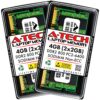 A-Tech 4GB (2x2GB) DDR2 800MHz SODIMM PC2-6400 1.8V CL6 200-Pin Non-ECC Unbuffered Laptop RAM Memory Upgrade Kit PC2-6400 4GB Kit (2 x 2GB) DDR2 800MHz (PC2-6400) 19 81rsNmVl5mL