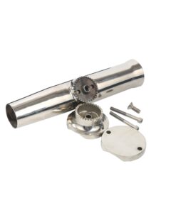 Amarine Made (2x) Stainless Tournament Style Clamp on Fishing Rod Holder for Rails 1-1/4" to 2" 31 81rt4EzVIL