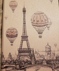 Ipad Air Case/Ipad Air 2 Case/Ipad 9.7 Inch Case 2017 2018,Vimorco Premium PU Leather Folio Smart Cover with Auto Wake Sleep/Stand/Protective for Apple iPad 6th / 5th Gen, Eiffel Tower 24 81rtEl6j5WL