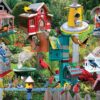 White Mountain Puzzles Birdhouse Village - 500 Piece Jigsaw Puzzle 33 81ruJedbLeL
