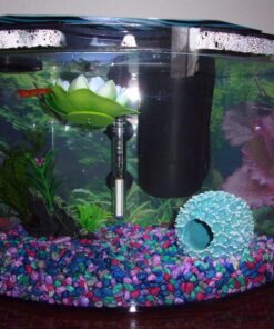 Tetra Crescent aquarium Kit 5 Gallons, Curved-Front Tank With LEDs,black 5-Gallon 33 81rv4AN4i6L