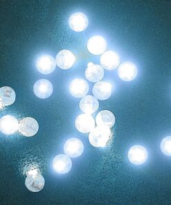 Amy Basic (100 Pcs White Round Led Flash Ball Lamp for Paper Lantern Balloon Party Wedding,Party Birthday and Festival Decorative Lights 25 81rw4KKinTL