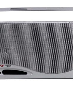 Pyle 3-Way Waterproof Marine Box Speakers - 3.5" 200 Watt Dual Indoor Outdoor Speaker System - Weatherproof/Waterproof Outdoor Speaker - Home, Boat, Pool, Patio Indoor Outdoor Use PLMR24S (Silver) Silver 18 81rxCkaXUmL
