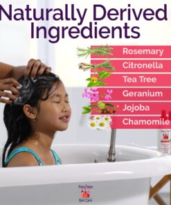 Fairy Tales Rosemary Repel Daily Kids Shampoo, 12 fl oz.. and Conditioner, 8 fl oz. Duo– Kids Like the Smell, Lice Do Not 9 81ryrNafoL