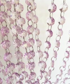 LolaSaturdays 30 Ft Acrylic Crystal Garland Clear clear-acrylic 20mmx30ft 19 81rzE4TGpeL