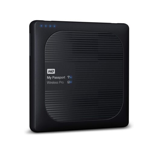 WD 3TB My Passport Wireless Pro Portable External Hard Drive, Wifi USB 3.0 - WDBSMT0030BBK-NESN