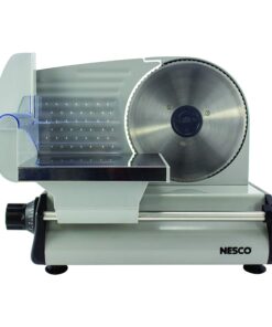 NESCO FS-200, Food Slicer, Gray, Aluminum with 7.5 inch Stainless Steel Blade, 180 watts, One Size 14 81s12oRYTYL