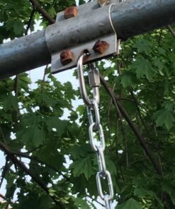 Eastern Jungle Gym Heavy-Duty High Back Half Bucket Toddler Swing Seat with Coated Swing Chains and Safety Strap With safety trap 20 81s2TRPPpzL