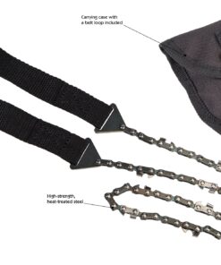 Alternative view of Hooyman Hand Held Chain Saw for Cutting Trimming Hunting and Camping