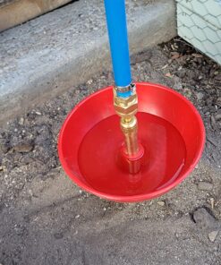 Alternative view of Little Giant® Automatic Poultry Fount | Game Bird Fount | Heavy Duty Plastic | Waterer Bowl with Hose Attachment | 2 Pints