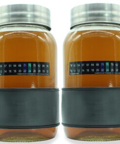 Wrap Around Kombucha Heater Belt | Propagate Pro Brewing and Fermentation Heat Mat Warmer | Keeps Your SCOBY Happy and Productive with Stickon Thermometer 2 3 inch x 20 inch 27 81s2oFjfJQL