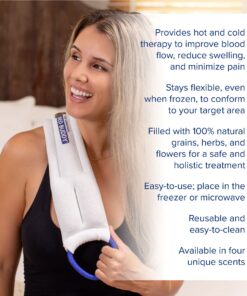 Bed Buddy Neck Warmer Microwave Heating Pad, Heated Neck Wrap - Heating Pad For Neck, Sore Muscles - Microwavable Neck Heating Pad, Heating Pad For Cramps, Heat Wrap Unscented 22 81s47IkeEJL