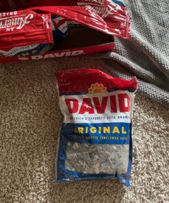 DAVID Seeds Original Salted and Roasted Sunflower Seeds, Keto Friendly Snack, 14.5 OZ Bags, 12 Pack 23 81s50UfNVzL