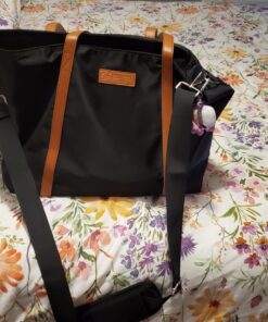 Tote Bag for Women, Bags for Women Teacher Work 15.6 Laptop Bags Beach Handbag Black 39 81s5L8eMOVL