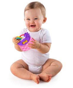 Alternative view of Bright Starts Carry & Teethe Purse Chillable Teether Toy, Ages 3 months +, Pretty in Pink