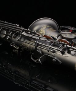 GLORY Engraved Flower High Grade Antique Finish Series PR3, E Flat Alto Saxophone with 11reeds,8 Pads Cushions,case,carekit 14 81s6eN y89L