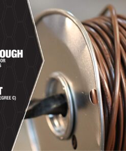 Woods Southwire 64162122 2 Conductor 18/2 Thermostat Wire; 18-Gauge Solid Copper Class 2 Power-Circuit Cable; Brown 14 81s7927oEdL