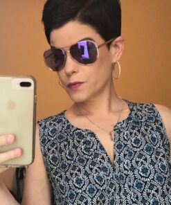 Michael Kors Women's Chelsea Aviator Chelsea Rose Gold 58 Millimeters 36 81s7Ptuec8L