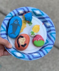 Creativity For Kids Hide and Seek Rock Painting Kit - Arts and Crafts for Kids Ages 6-8+, Gifts for Kids, Craft Kit with 10 Rocks and Waterproof Paint, Small Original 44 81s9eOEp2pL