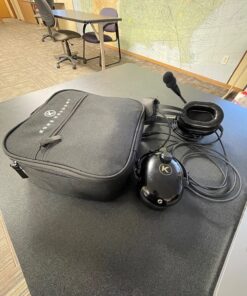 KORE AVIATION KA-1 General Aviation Headset for Pilots | Mono and Stereo Compatibility, Passive Noise Reduction, Noise Canceling Microphone, Gel Ear Seals, Adjustable Headband, Headset Bag 32 81s9uuHkMNL