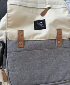 Diaper Bag Backpack Frank Mully Large Multifunction Travel Baby Bag for Mom Dad Cream White 25 81sA1acdYeL