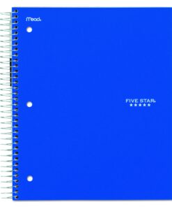 Five Star 06210 Wirebound 3-Subject Notebook, College Rule, 11 x 8 1/2, 150 Sheets, Assorted Assorted Colors 22 81sAOEoKTNL