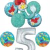 Ariel Little Mermaid Princess Undersea 5th BIRTHDAY PARTY Balloon decorations supplies 9 81sASzaIMlS