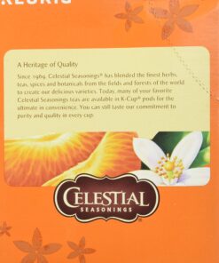 Celestial Seasonings Mandarin Orange Spice Herbal Tea, K-Cup Portion Pack for Keurig K-Cup Brewers, 24-Count 24 Count (Pack of 1) 12 81sAYw1A5rL