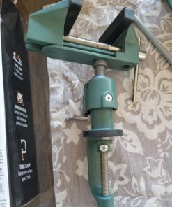 SE 3" Universal Aluminum Table Vise 360 Degrees Rotating - 8436MVC Green 40 81sBCoeZATL