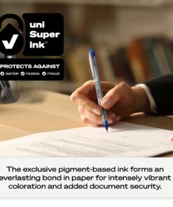 Uniball Vision Elite Designer Rollerball Pens, Assorted Pens Pack of 4, Bold Point Pens with 0.8mm Bold Ink, Ink Black Pen, Pens Fine Point Smooth Writing Pens, Bulk Pens, and Office Supplies 13 81sCoy37NZL