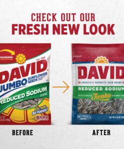 Alternative view of Jumbo Reduced Sodium Sunflower Seeds (4 Pack) 5.25 oz each Salty