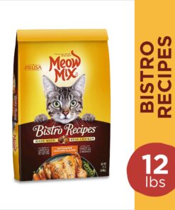 Meow Mix Bistro Recipes Dry Cat Food, Rotisserie Chicken Flavor, 12 Pound Bag 12 Pound (Pack of 1) 21 81sDTbAvHNL