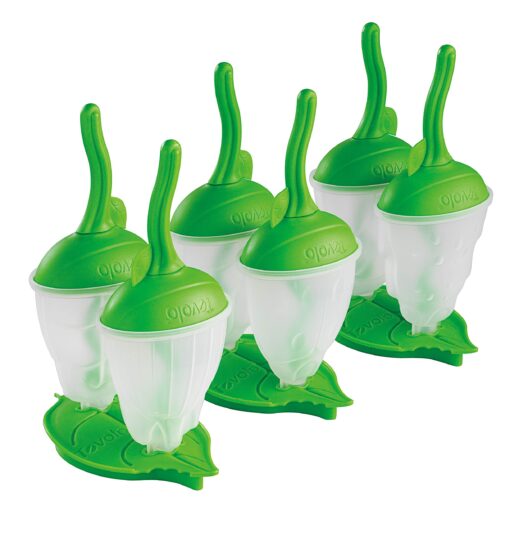 Tovolo Bug Pop Molds, Drip Guard, Easy Grip Handle - Set of 6