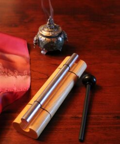 Woodstock Wind Chimes Zenergy Solo Hand Chime, Silver (7") Musically Tuned for Meditation, Yoga and Mindfulness, For Teachers and Classrooms Christmas/Hanukkah Gifts (ZENERGY) Zenergy Solo (7") 23 81sF16v2XcL