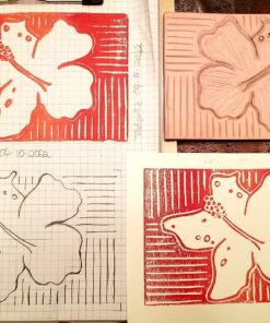 Speedball Deluxe Block Printing Kit - Includes Inks, Brayer, Bench Hook, Lino Handle and Cutters, Speedy-Carve Block, Mounted Linoleum Block Deluxe Block Printmaking Kit 21 81sFnbTHSQL