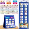 Torlam Visual Schedule for Kids Chore Chart, Morning Bedtime Routine Chart for Toddlers, Responsibility Daily Schedule Board Communication Cards Autism Learning Materials for Home School, 86 Cards 17 81sGa6GU4XL