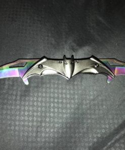 Snake Eye Tactical Dual Blade Bat Designed Action Assisted Folding Pocket Knife Outdoors Hunting Camping Fishing RB 14 81sHXUPNgqL