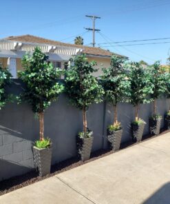 Nearly Natural 7ft. Ficus Artificial Tree, Green 84 in Trees 41 81sJiIChQL