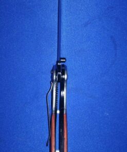 TAC FORCE Spring Assisted Folding Pocket Knife – Black Stainless Steel Drop Point Blade, Brown Wood Handle with Stainless Steel Bolster, Pocket Clip, Tactical, EDC, Rescue - TF-469 38 81sKdoYqgkL