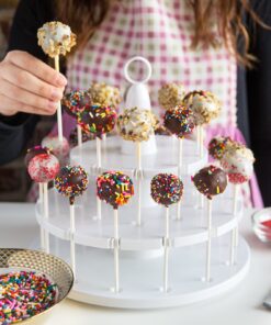Bakelicious Cake Pop Stand, 24-Piece, White 22 81sM LbDuTL