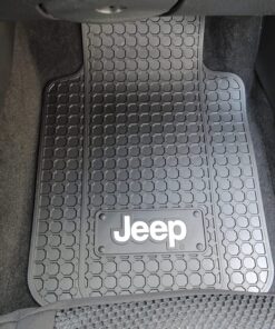 Jeep Logo Car Truck SUV Front & Rear Seat Rubber Floor Mats - 4PC 14 81sM9rcKxML