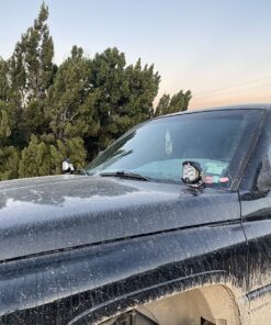 Nilight 90025B Led Light Bar Mounting Brackets 2pcs Universal Hood Led Work Light led Pods Mount Bracket Clamp Holder for SUV Truck Off Road Installed No Need Drilling, 2 Years Warranty,Black 35 81sMLVeUeNL