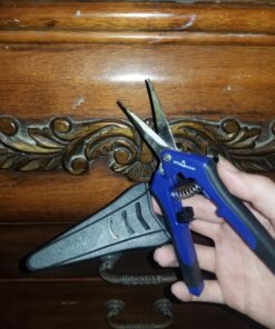 Hydrofarm HGPP400C Precision Curved Blade Pruners, 1-Pack, Blue 14 81sMMt68C1L