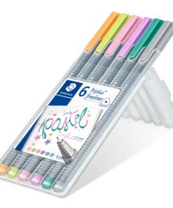 Staedtler 334SBGC1A6 6 Piece Triplus Fineliner Pastel Pen Set 1 14 81sN9d7UaxL