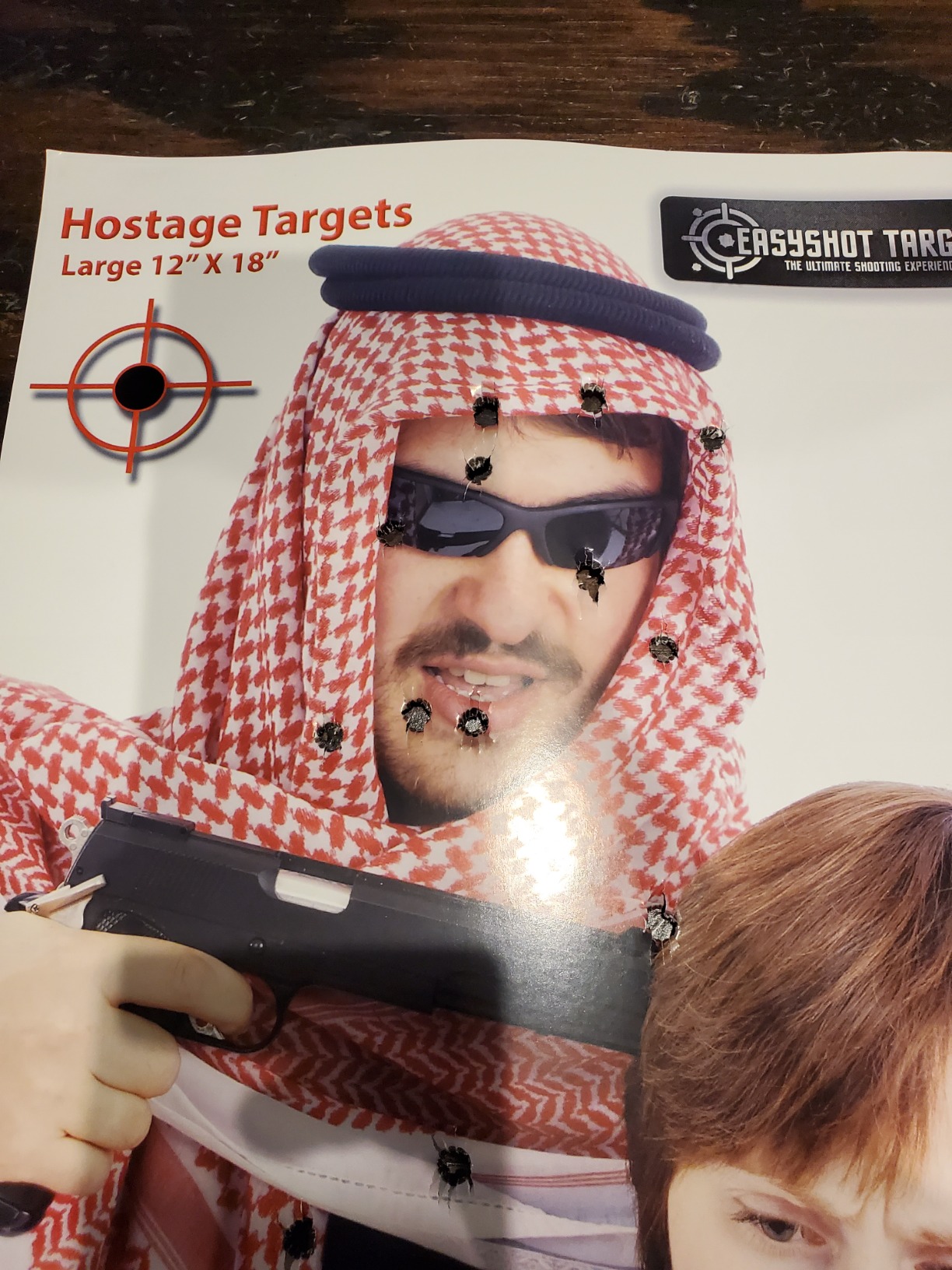 12" X 18" Hostage Targets for Shooting Featuring Photo-Realistic Designs | Bad Guy Paper Targets | Ideal for Law Enforcement Training 40 Pack Hostage 10 Of Each 11 12" X 18" Hostage Targets for Shooting Featuring Photo-Realistic Designs | Bad Guy Paper Targets | Ideal for Law Enforcement Training 40 Pack Hostage 10 Of Each - Image 11