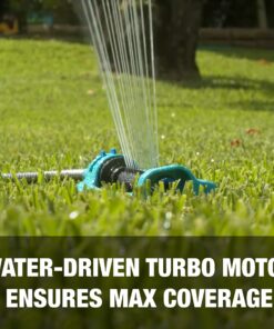 Aqua Joe SJI-OMS16 Indestructible Metal Base Oscillating Sprinkler with Adjustable Spray, 3600-Square Foot Coverage 3600 - Square Foot Coverage 23 81sOCd9WmmL