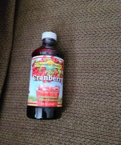 Dynamic Health Pure Cranberry Juice Concentrate, Unsweetened, Natural Antioxidant Support, No Added Sugar, 8 Fl oz 8 Fl Oz (Pack of 1) 18 81sOe9deG3L